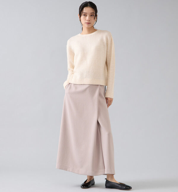 Liesse「ラップ風ナロースカート」|スカート|