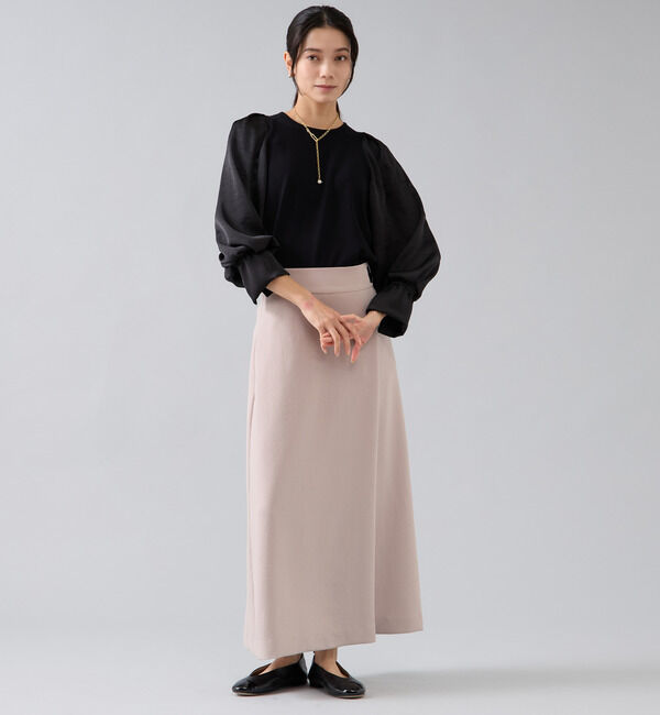 Liesse「ラップ風ナロースカート」|スカート|