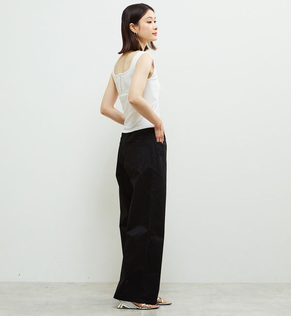 Soffitto「パッド付スクエアリブインナー」|タンクトップ|