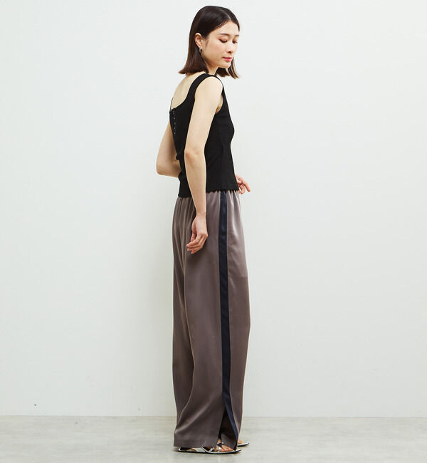 Soffitto「パッド付スクエアリブインナー」|タンクトップ|