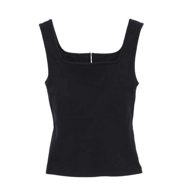 Soffitto「パッド付スクエアリブインナー」|タンクトップ|