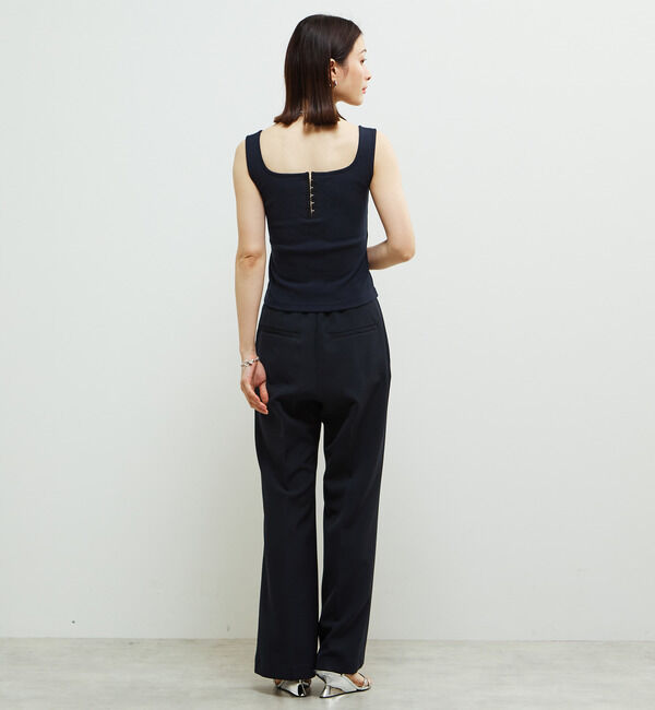 Soffitto「パッド付スクエアリブインナー」|タンクトップ|