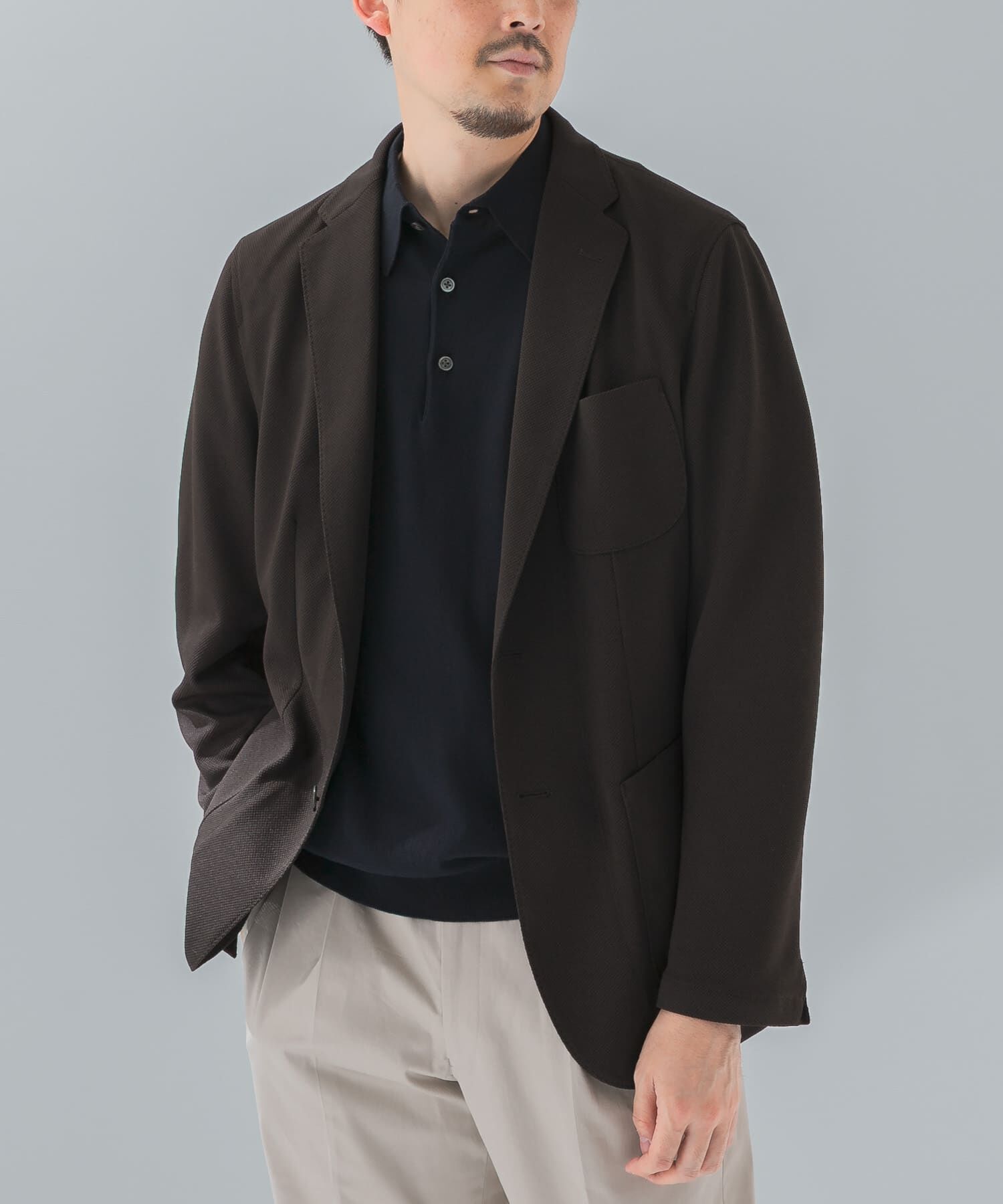 URBAN RESEARCH DOORS「『イージーケア/速乾』LIFE STYLE TAILOR　メランジニットイージージャケット」|その他|