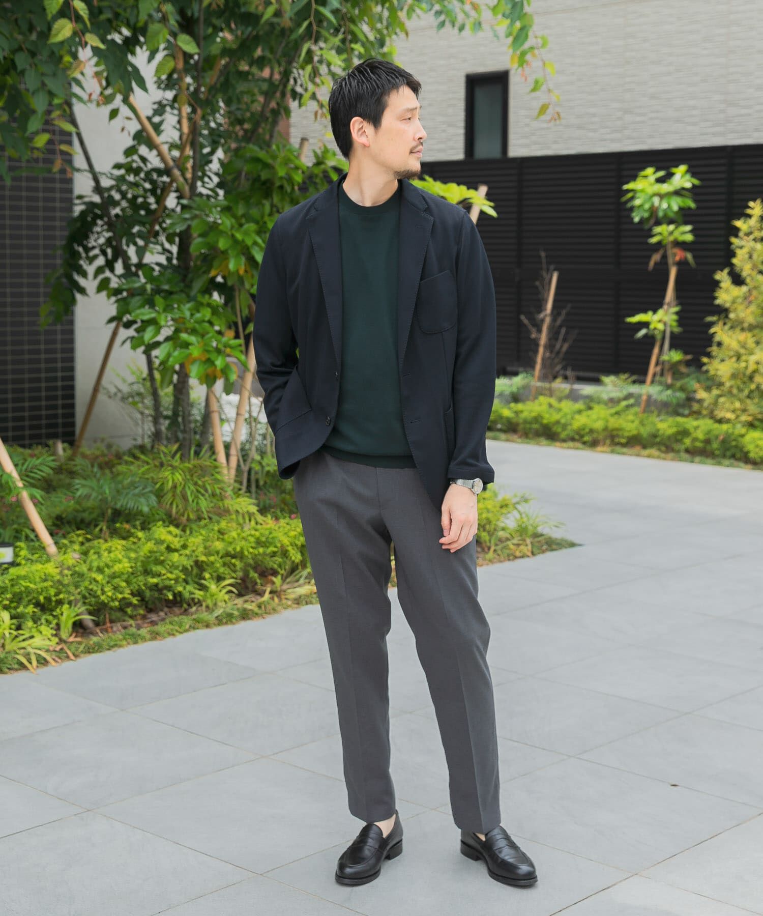 URBAN RESEARCH DOORS「『イージーケア/速乾』LIFE STYLE TAILOR　メランジニットイージージャケット」|その他|