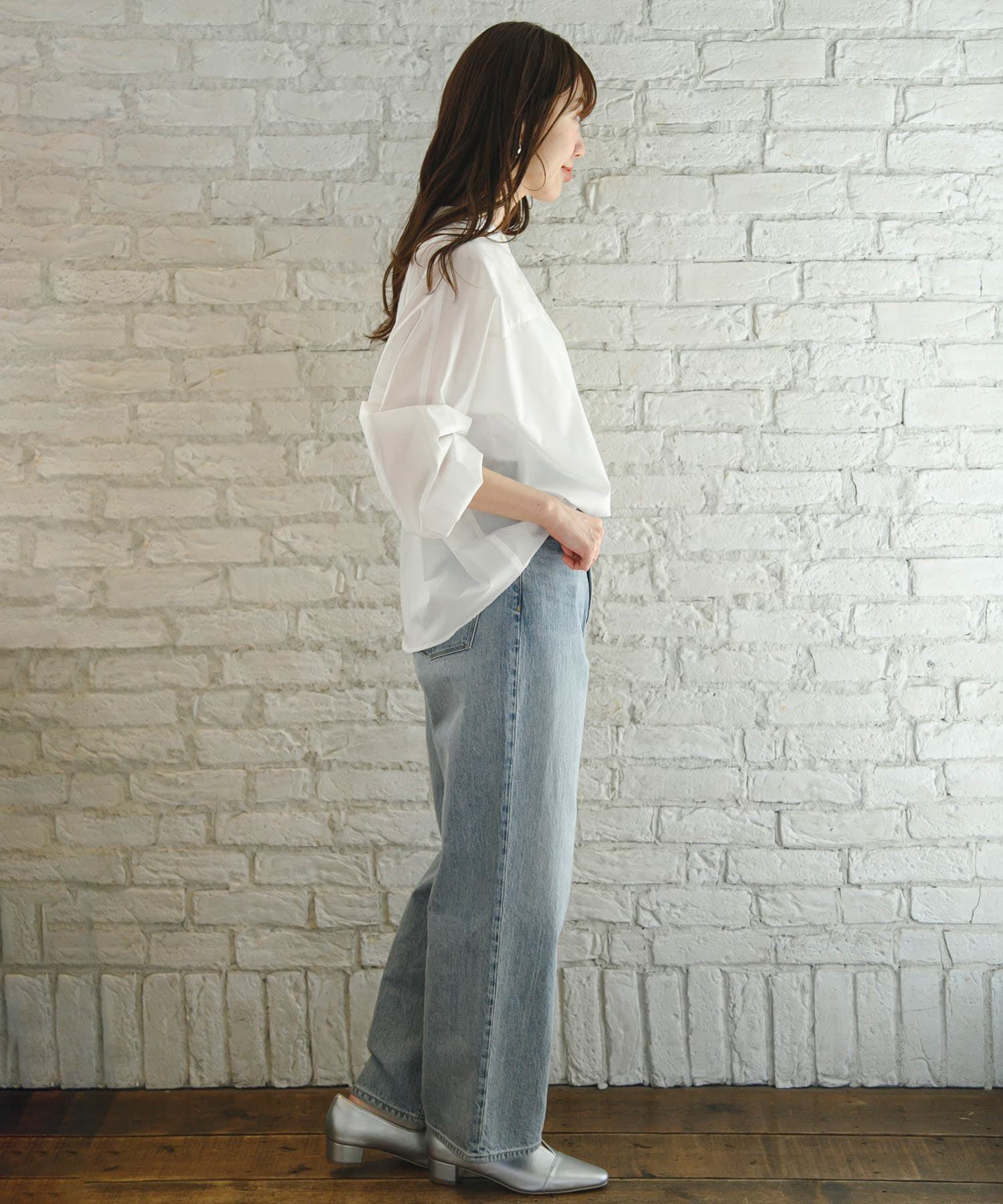 Sonny Label 「『WEB限定』フロントタックバンドカラーシャツ」|シャツ・ブラウス|