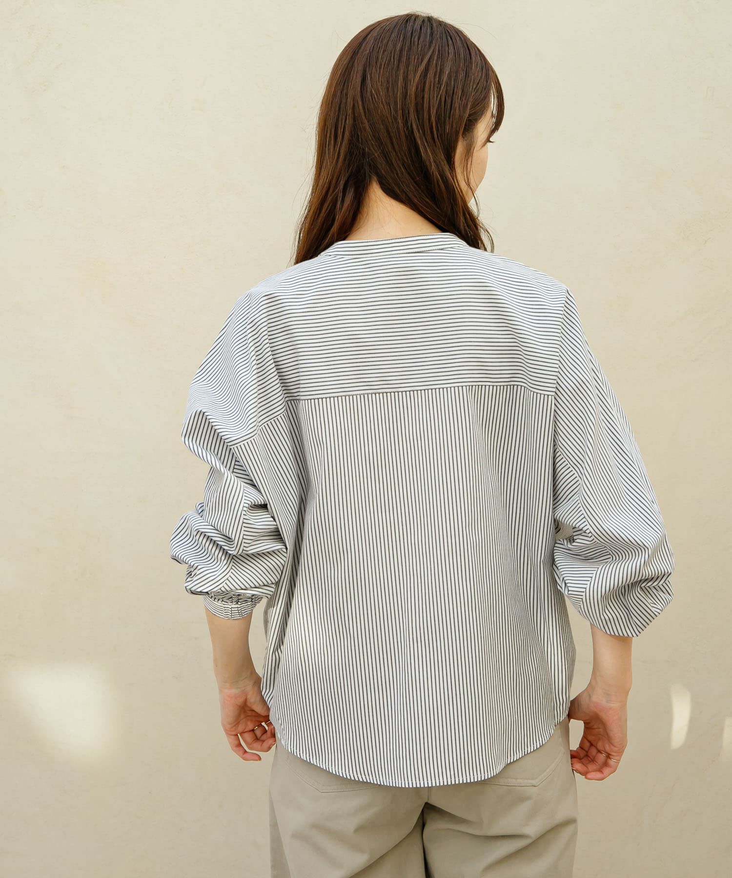 Sonny Label 「『WEB限定』フロントタックバンドカラーシャツ」|シャツ・ブラウス|