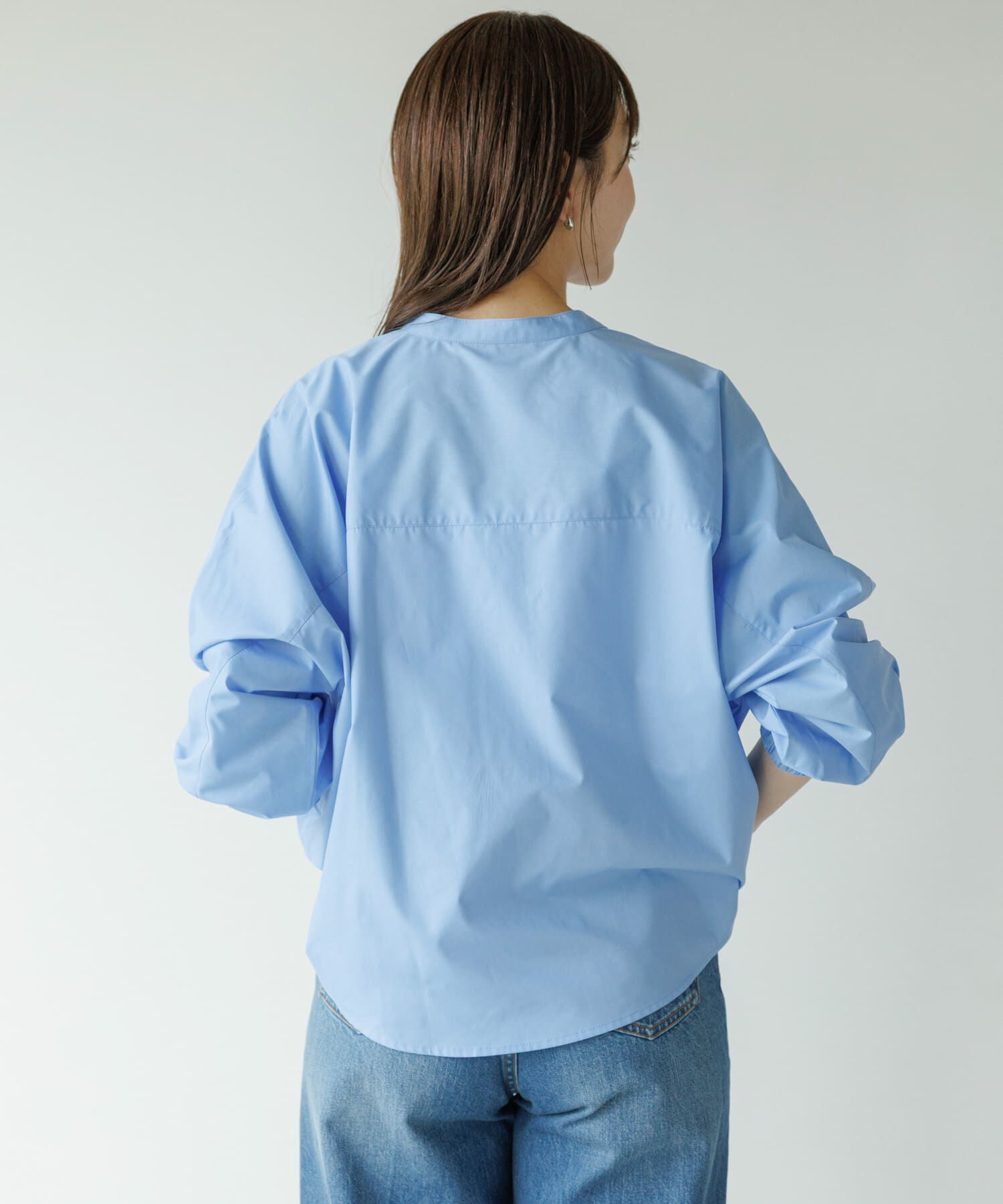 Sonny Label 「『WEB限定』フロントタックバンドカラーシャツ」|シャツ・ブラウス|