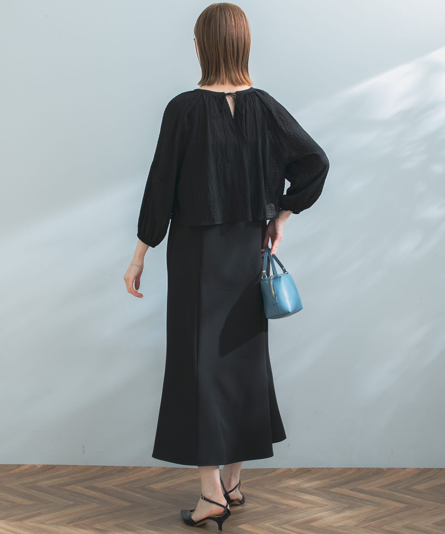 URBAN RESEARCH ROSSO「ブラウス&times;キャミセットワンピース」|ワンピース|