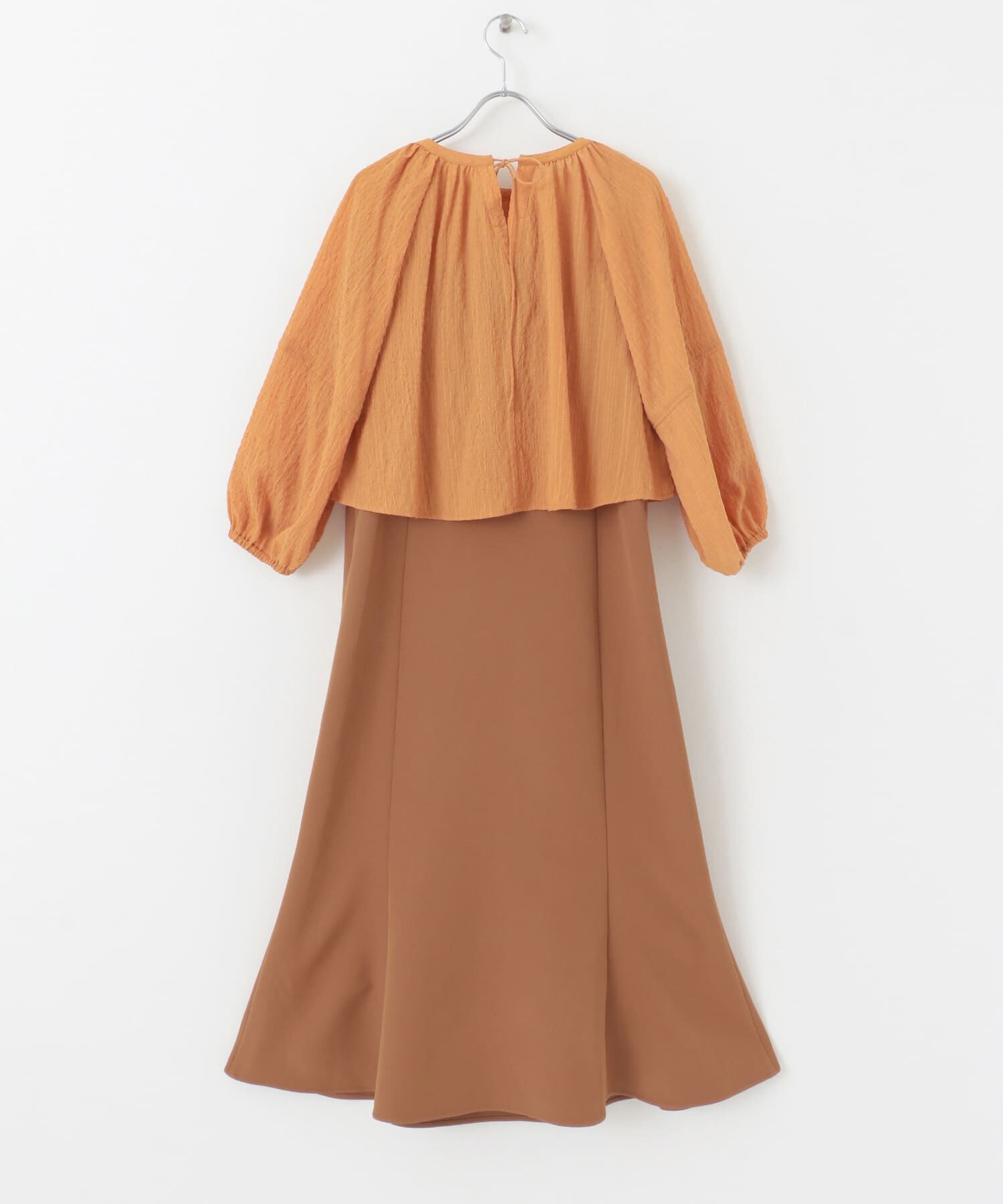 URBAN RESEARCH ROSSO「ブラウス&times;キャミセットワンピース」|ワンピース|