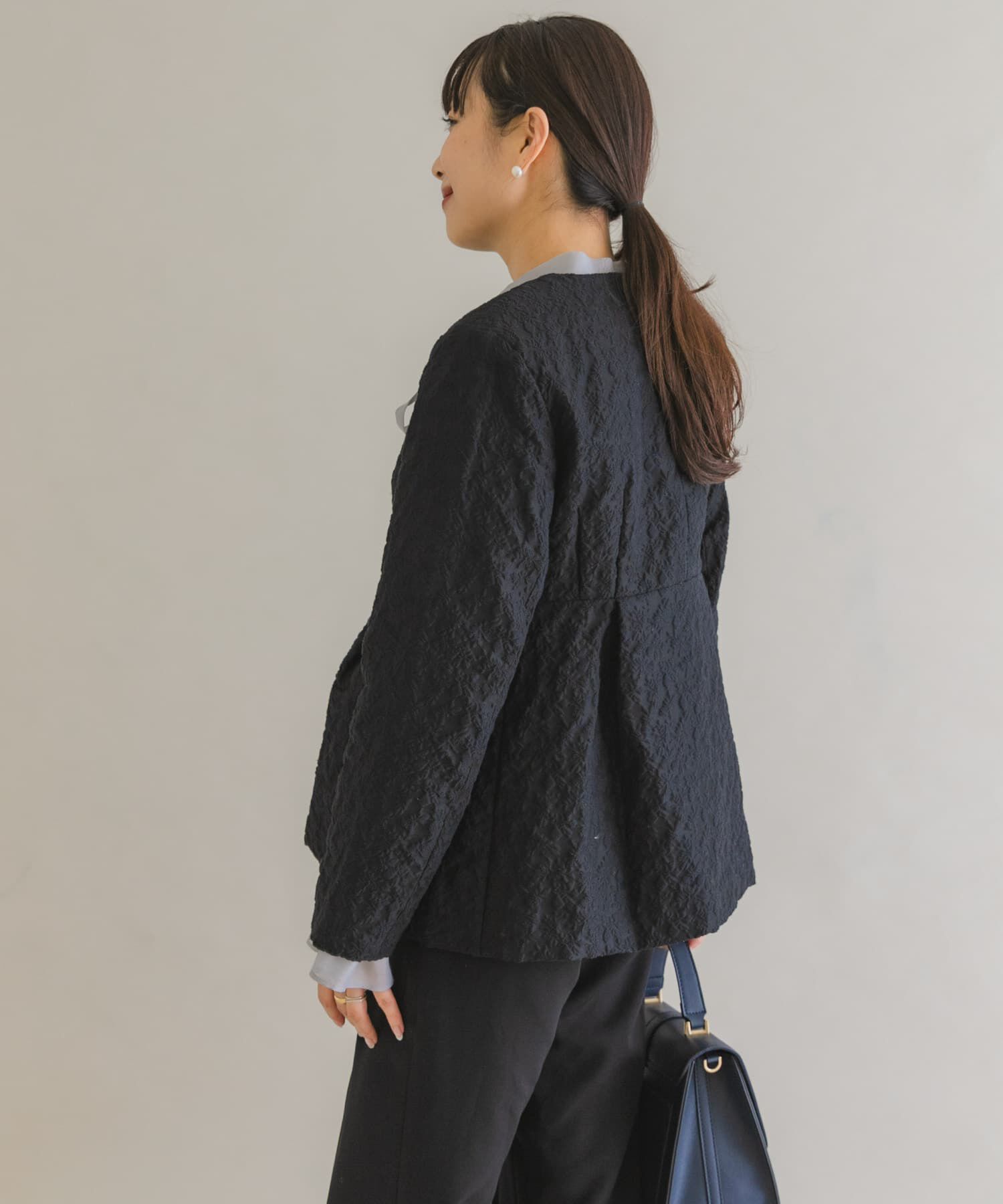 URBAN RESEARCH ROSSO「F by ROSSO　ジャガード中綿ジャケット」|ダウン|