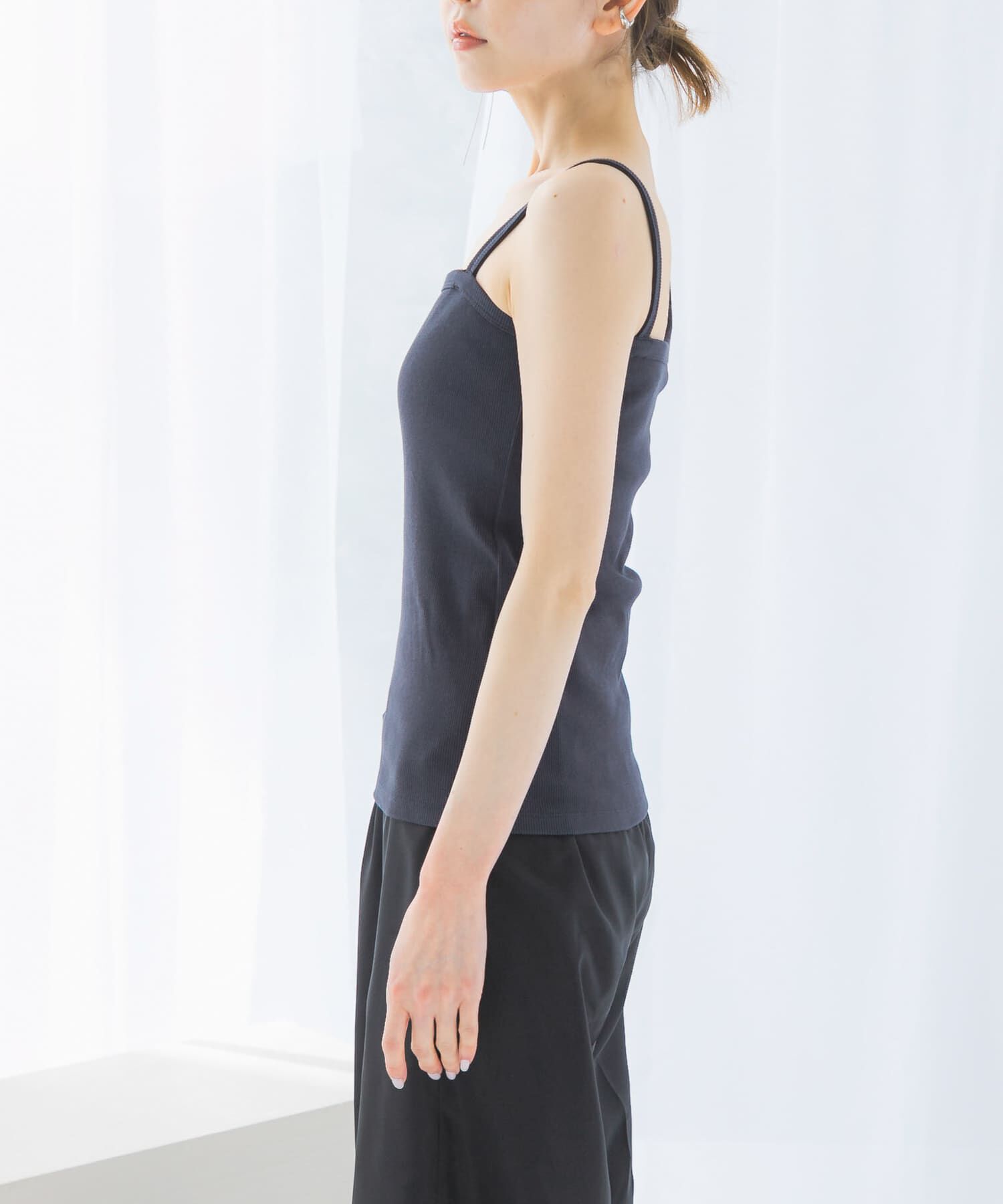 URBAN RESEARCH ROSSO「抗菌防臭カップ付デザインタンクトップ」|タンクトップ|