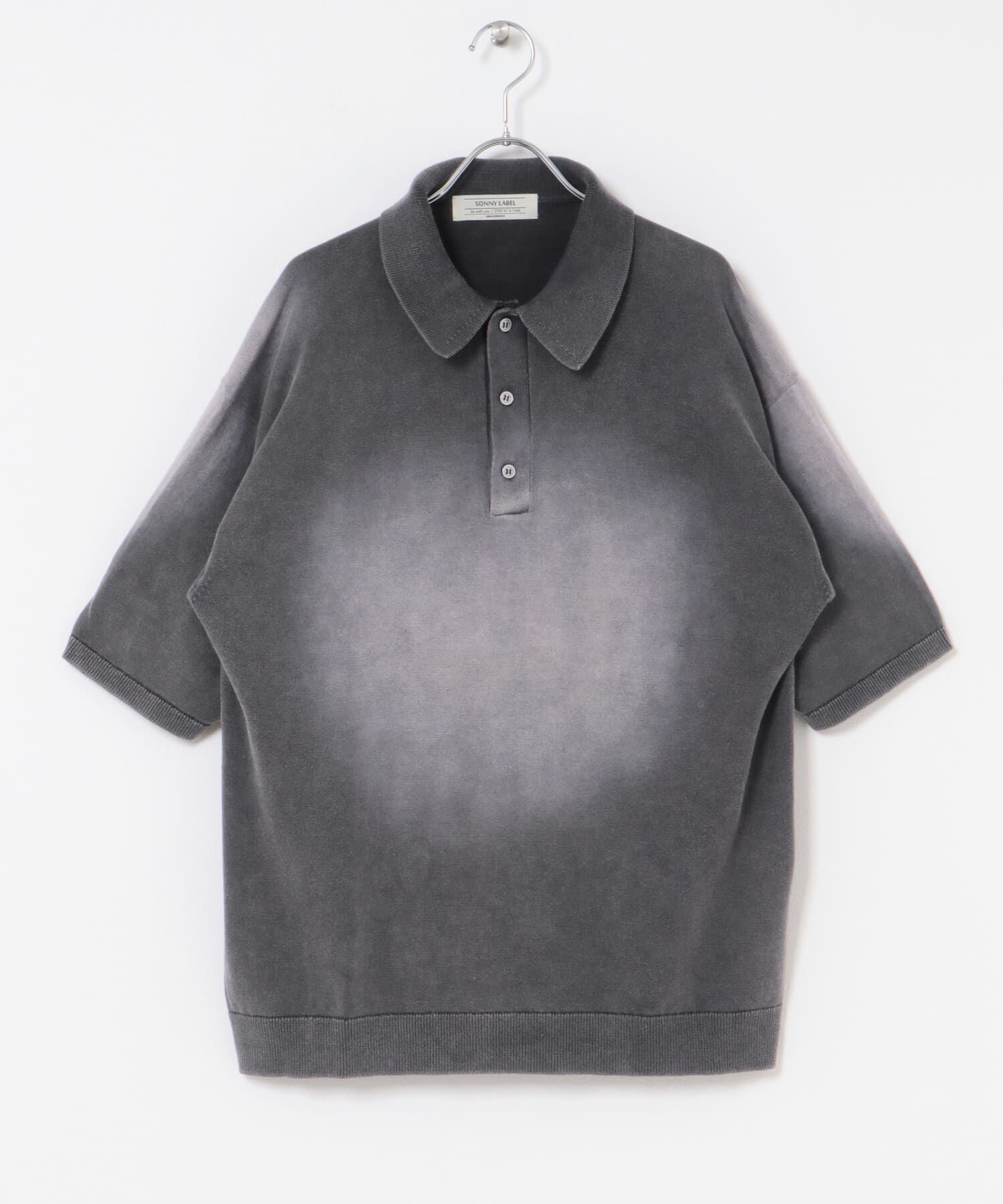 Sonny Label 「ピグメントニットポロシャツ」|ニット・セーター|