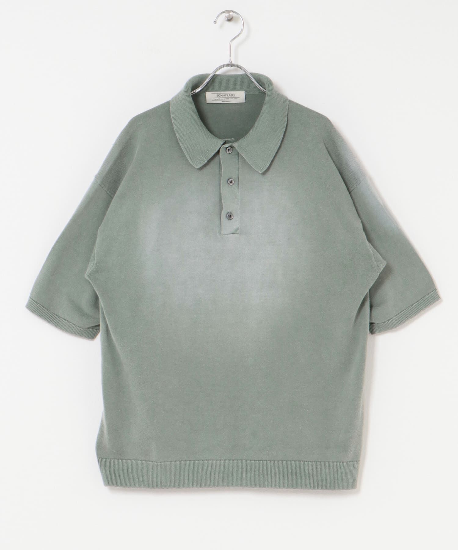 Sonny Label 「ピグメントニットポロシャツ」|ニット・セーター|