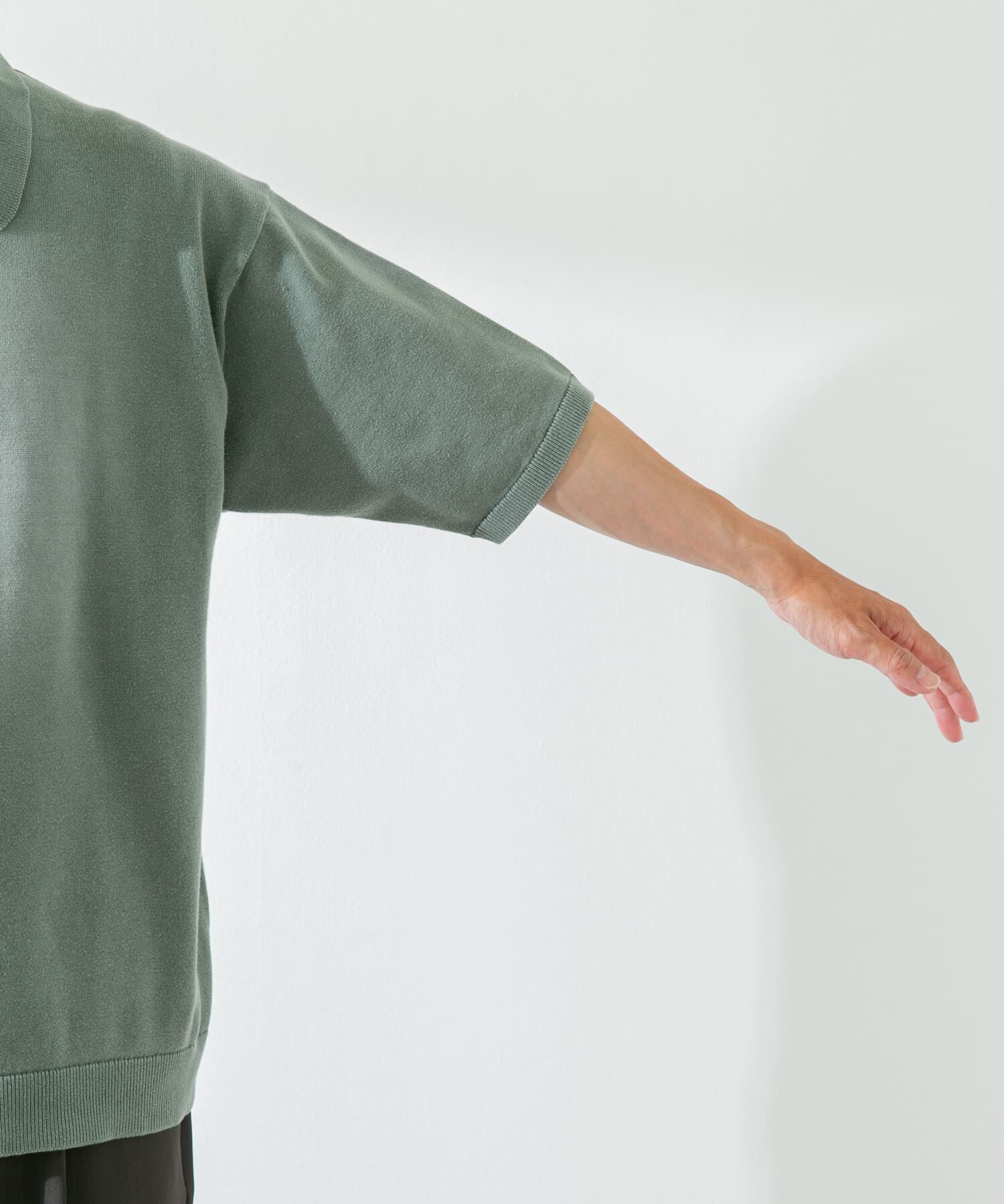 Sonny Label 「ピグメントニットポロシャツ」|ニット・セーター|