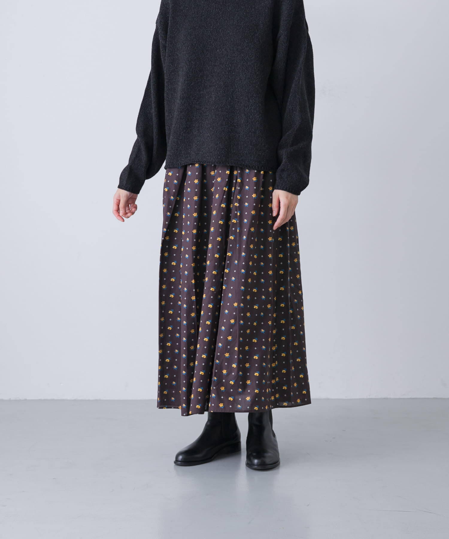 かぐれ「リバティプリントスカート」|スカート|