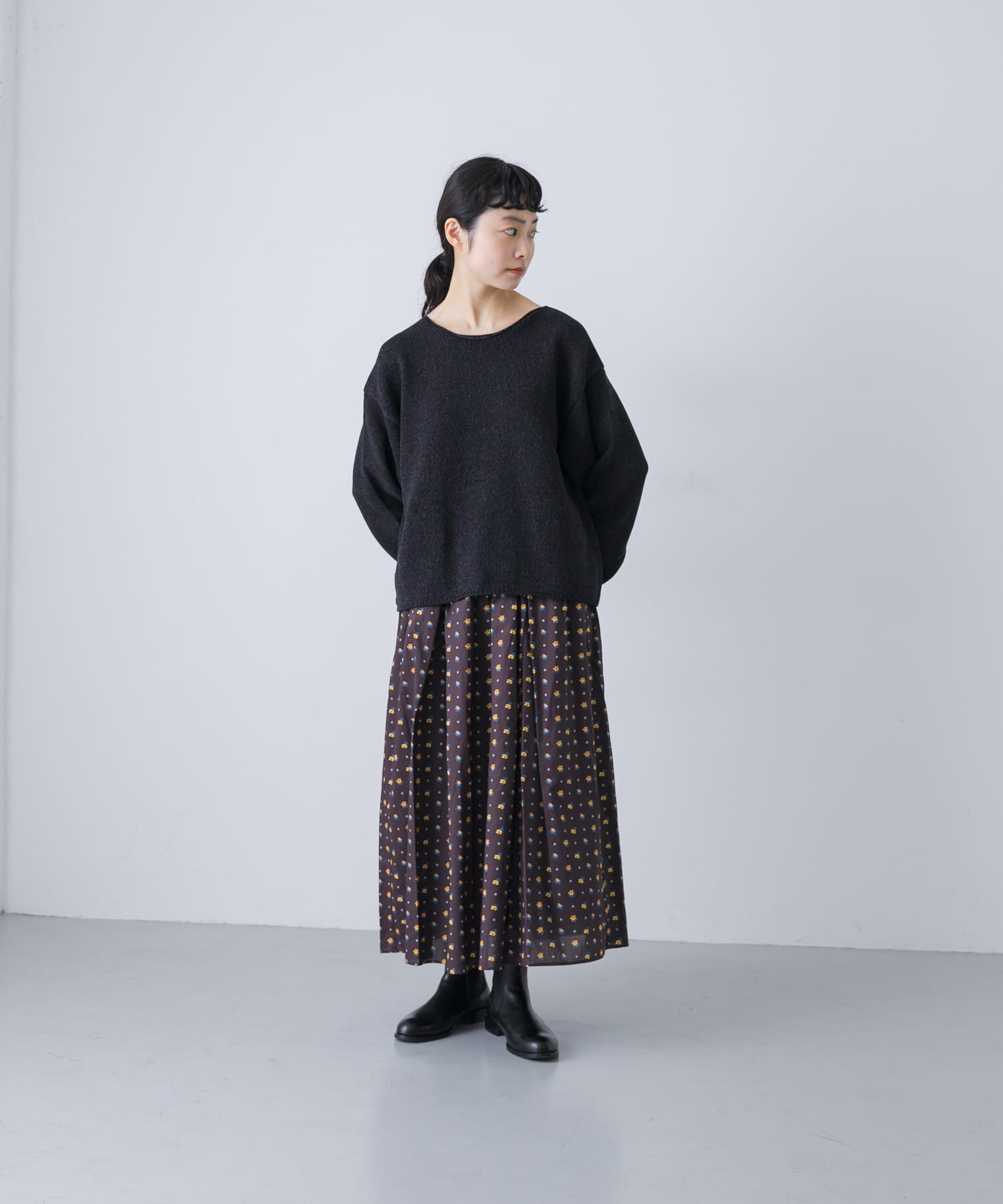 かぐれ「リバティプリントスカート」|スカート|