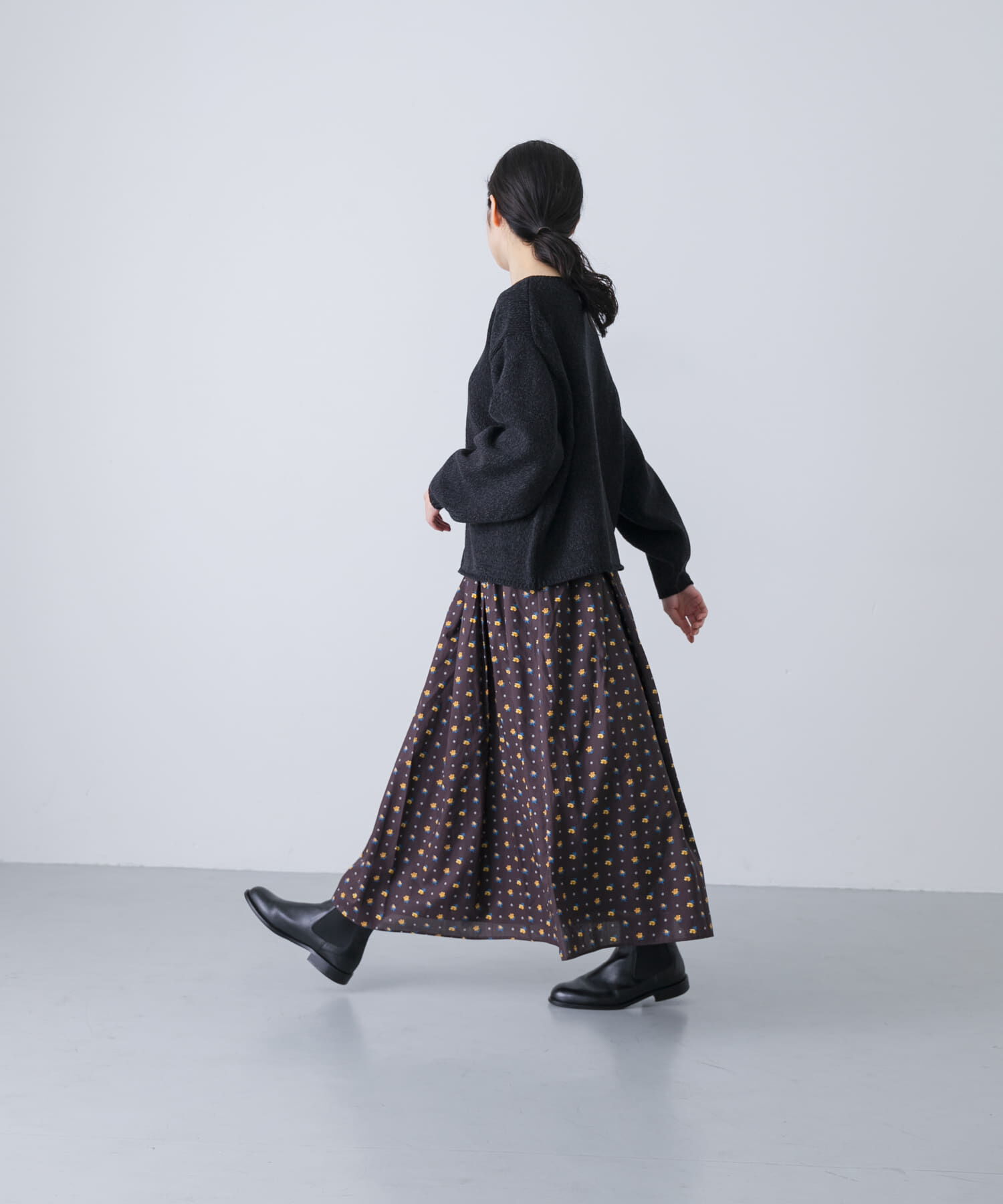 かぐれ「リバティプリントスカート」|スカート|