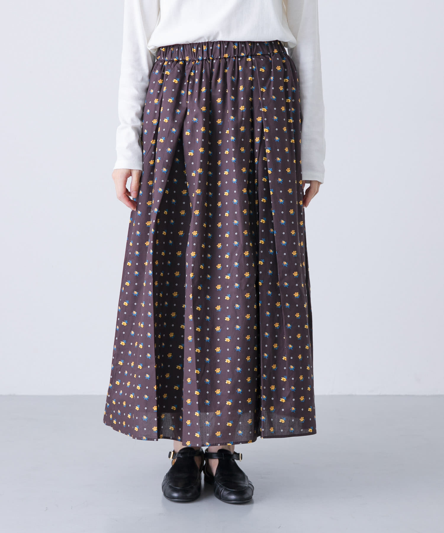 かぐれ「リバティプリントスカート」|スカート|