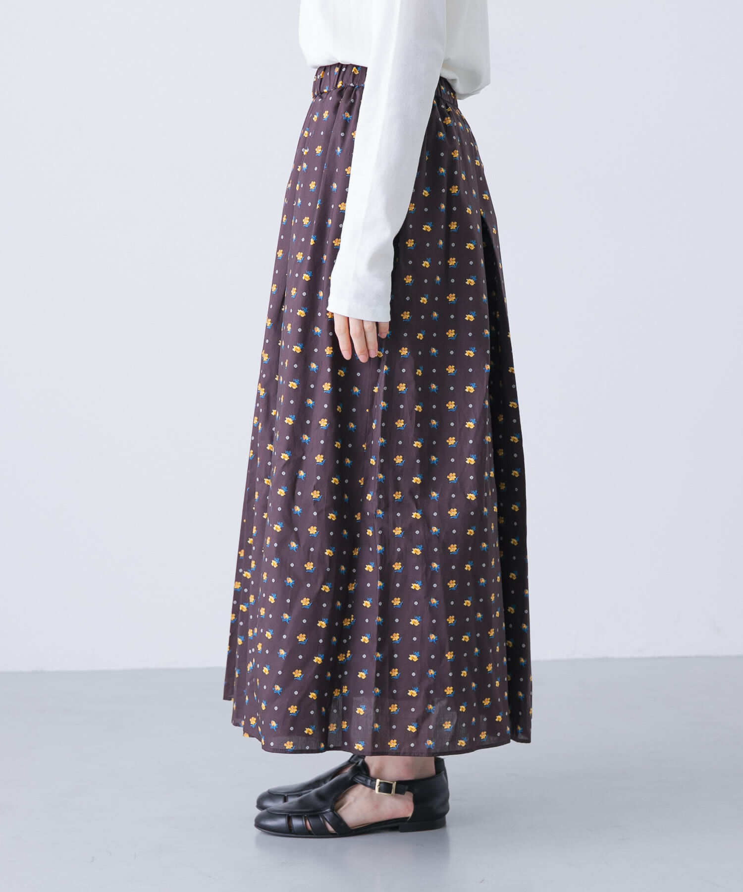 かぐれ「リバティプリントスカート」|スカート|