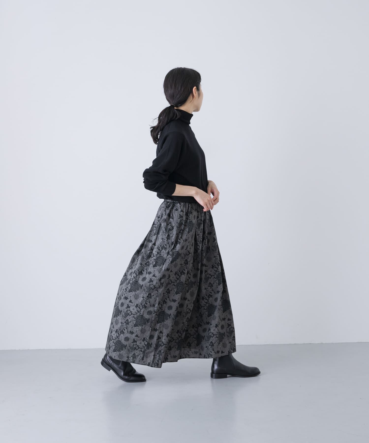 かぐれ「リバティプリントスカート」|スカート|