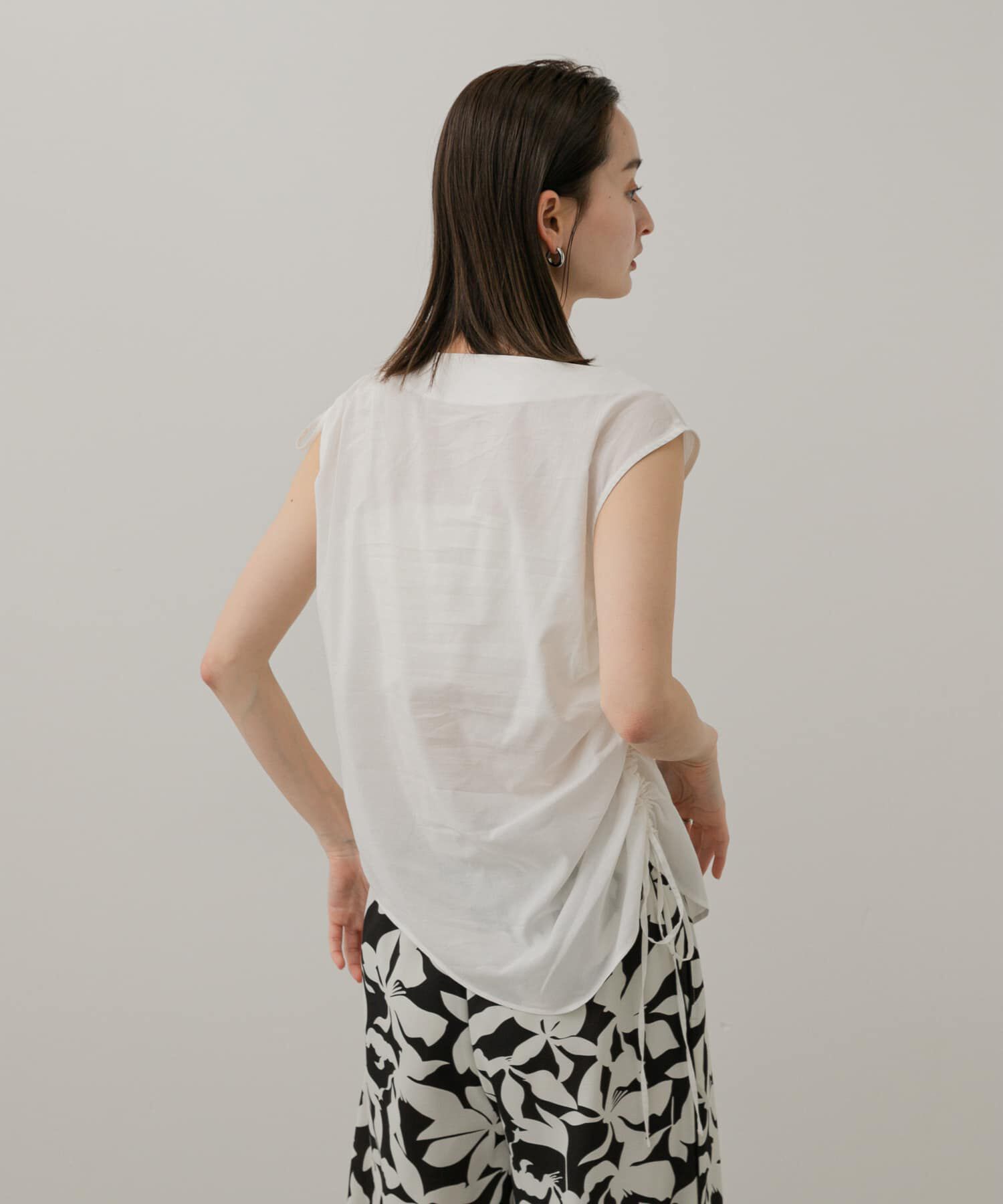 SENSE OF PLACE by URBAN RESEARCH「アシンメトリーシャーリングトップ」|シャツ・ブラウス|