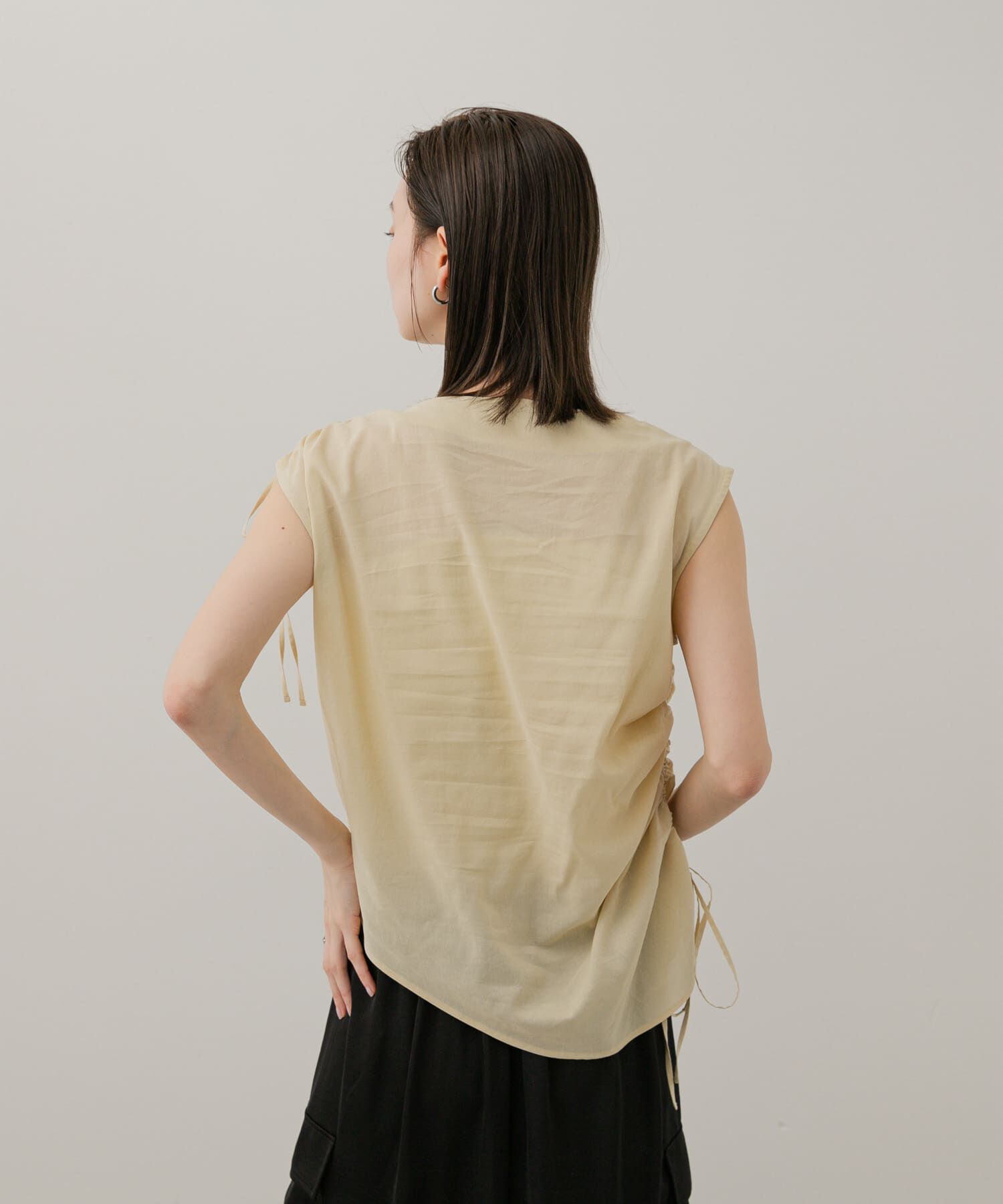 SENSE OF PLACE by URBAN RESEARCH「アシンメトリーシャーリングトップ」|シャツ・ブラウス|