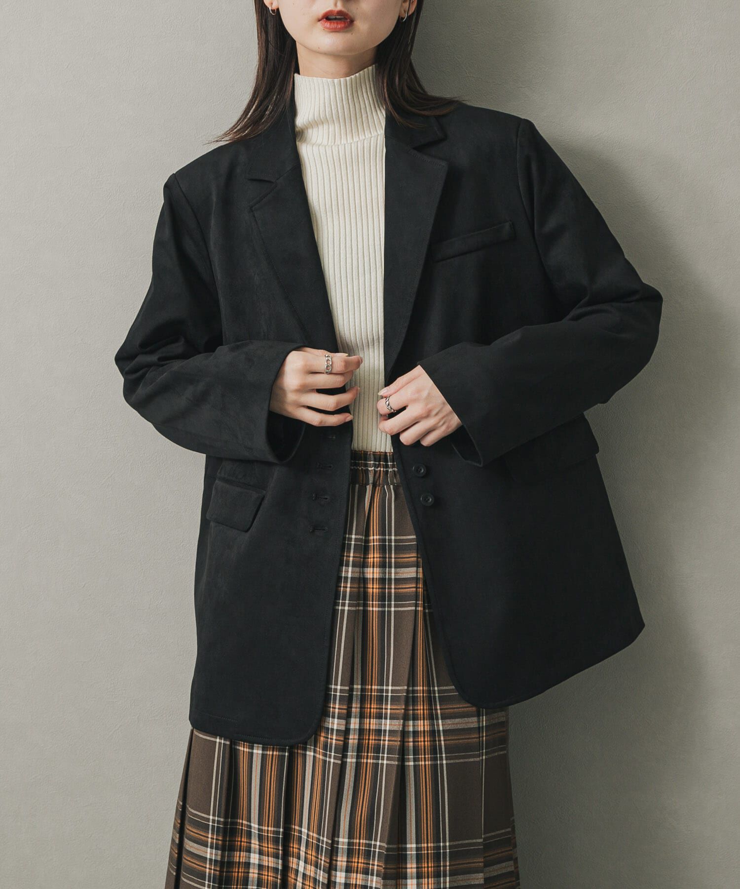 SENSE OF PLACE by URBAN RESEARCH「FSルーズジャケット」|その他|ブラック