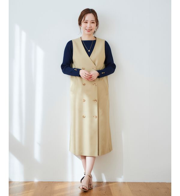 le.coeur blanc「2wayジレジャンパースカート」|ジャンパースカート|