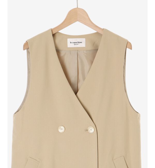 le.coeur blanc「2wayジレジャンパースカート」|ジャンパースカート|