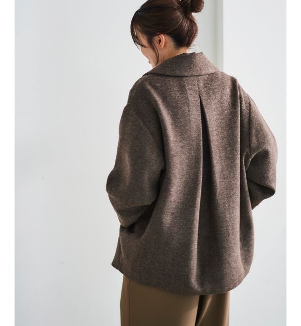 le.coeur blanc「《WEB限定アイテム》ヘリンボーンミドルコート」|その他|