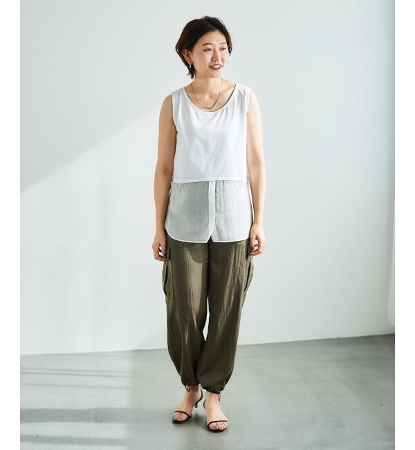 le.coeur blanc「レイヤードタンク」|タンクトップ|