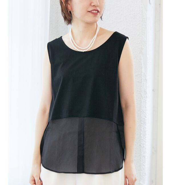 le.coeur blanc「レイヤードタンク」|タンクトップ|