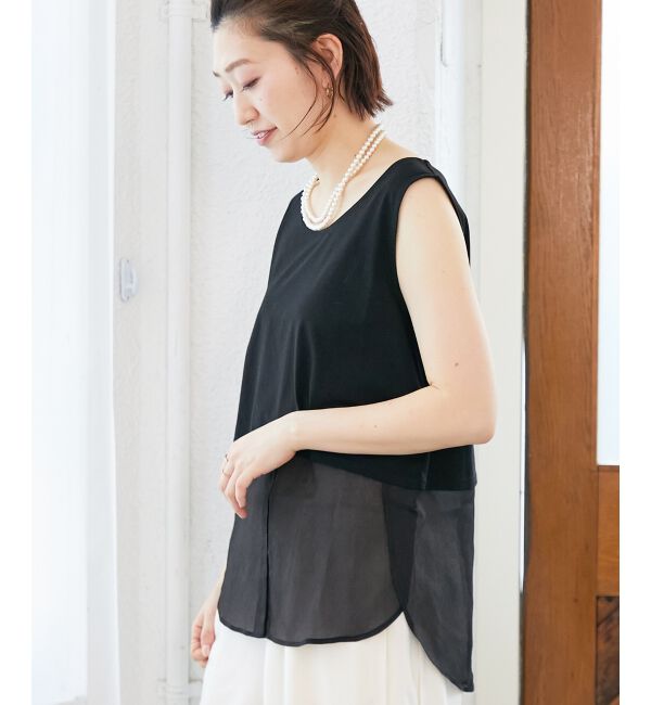 le.coeur blanc「レイヤードタンク」|タンクトップ|