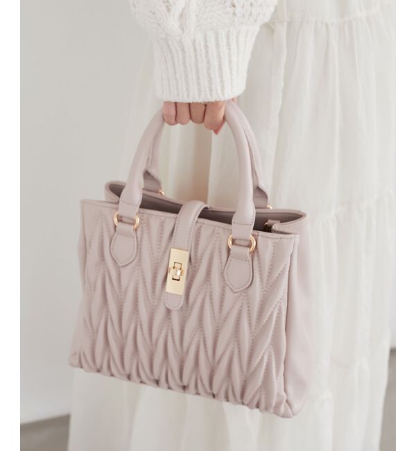  「♯クラシカルスクエアハンドバッグ」|ハンドバッグ|