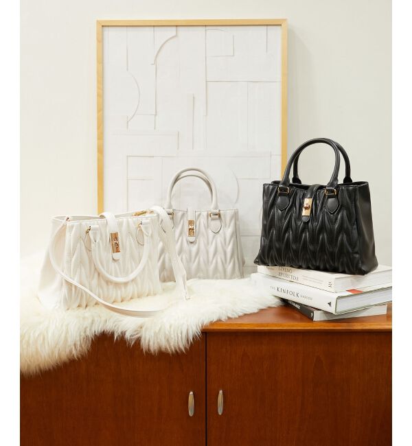  「♯クラシカルスクエアハンドバッグ」|ハンドバッグ|