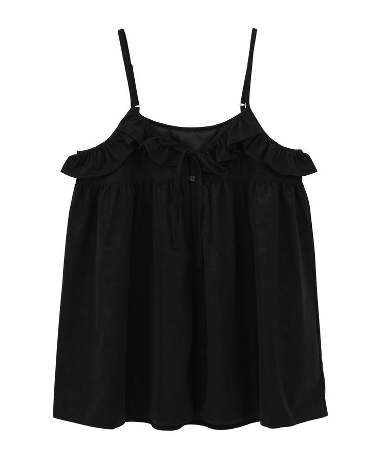 earth music&ecology「フェイクレザーキャミチュニック」|ベスト・ジレ|