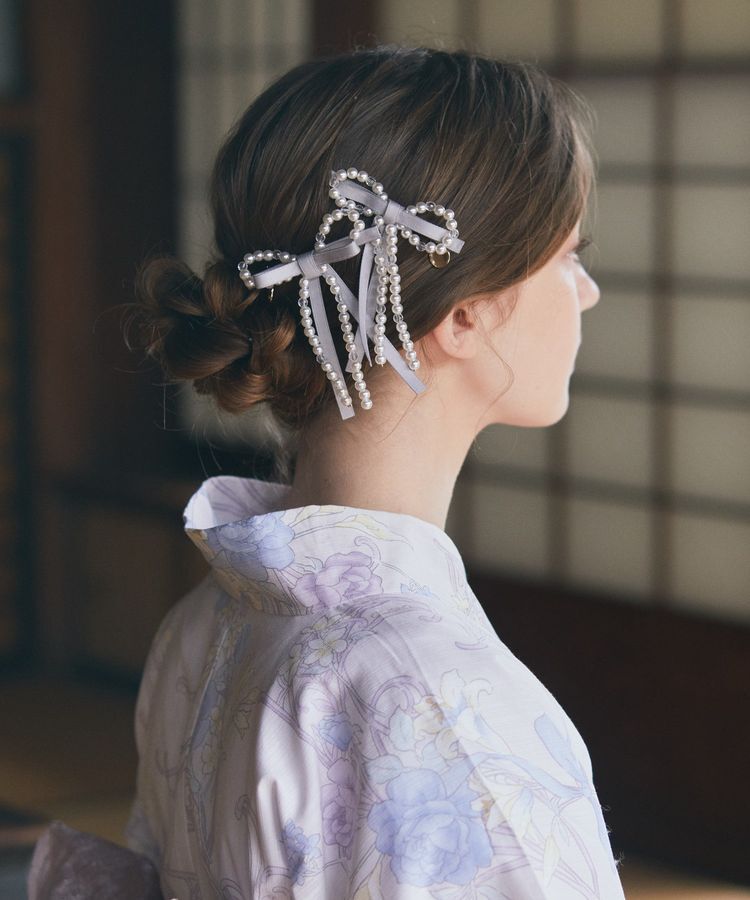 Maison de FLEUR「パールリボン2SETクリップ」|その他|