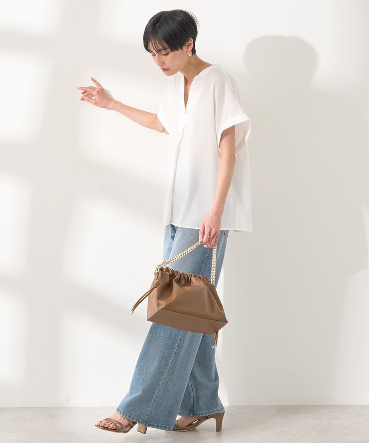 AMERICAN HOLIC「スキッパー半袖シャツ」|シャツ・ブラウス|