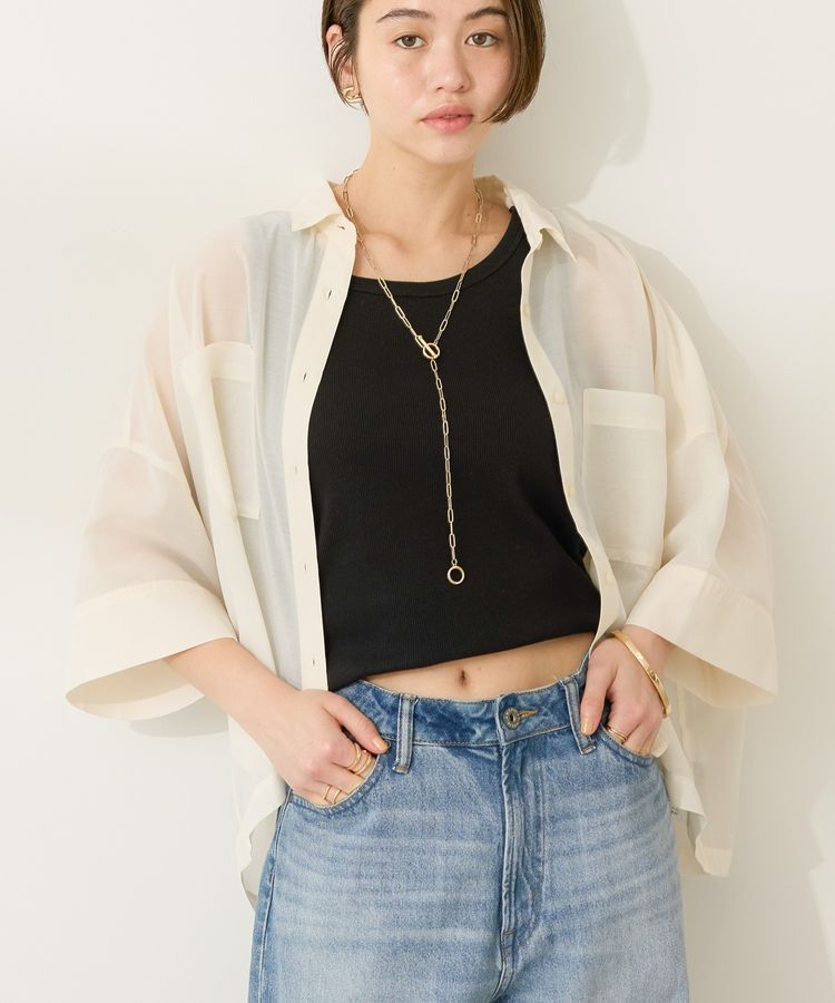 AMERICAN HOLIC「Wポケットシアー半袖シャツ」|シャツ・ブラウス|