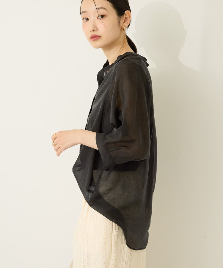 AMERICAN HOLIC「5分袖シアードルマンシャツ」|シャツ・ブラウス|