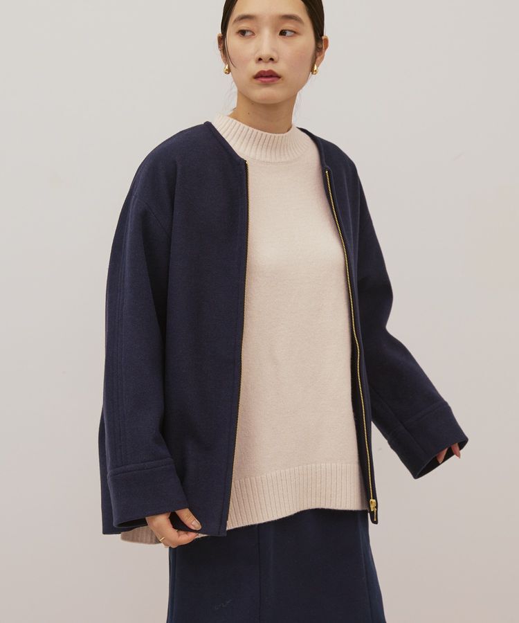 AMERICAN HOLIC「【選べる丈】中空FIBERノーカラーコート」|その他|