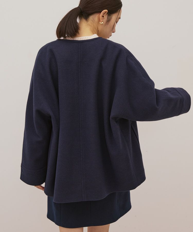 AMERICAN HOLIC「【選べる丈】中空FIBERノーカラーコート」|その他|