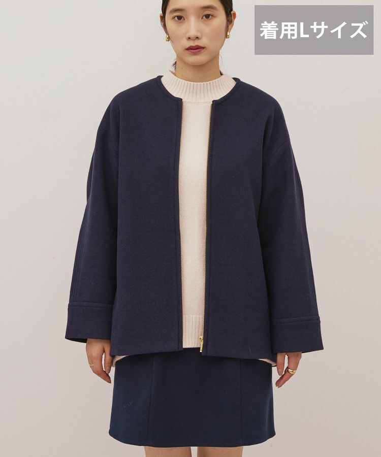 AMERICAN HOLIC「【選べる丈】中空FIBERノーカラーコート」|その他|