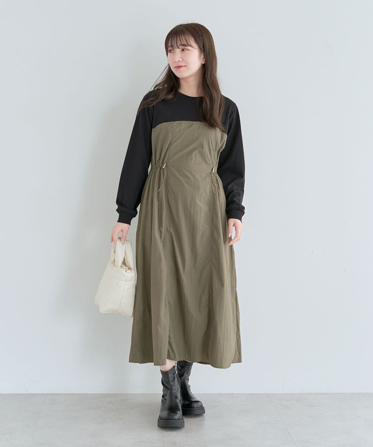 Green Parks「カットソードロストドッキングワンピース」|ワンピース|