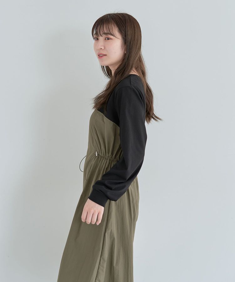 Green Parks「カットソードロストドッキングワンピース」|ワンピース|