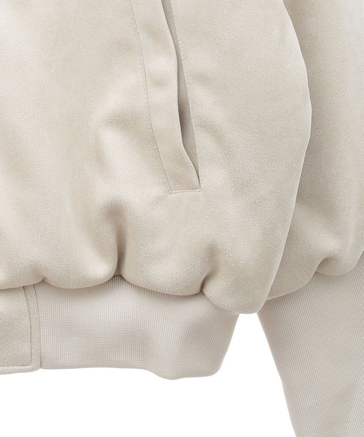 Green Parks「■LOVEBOAT スエード調中綿ブルゾン」|ブルゾン・スタジャン|