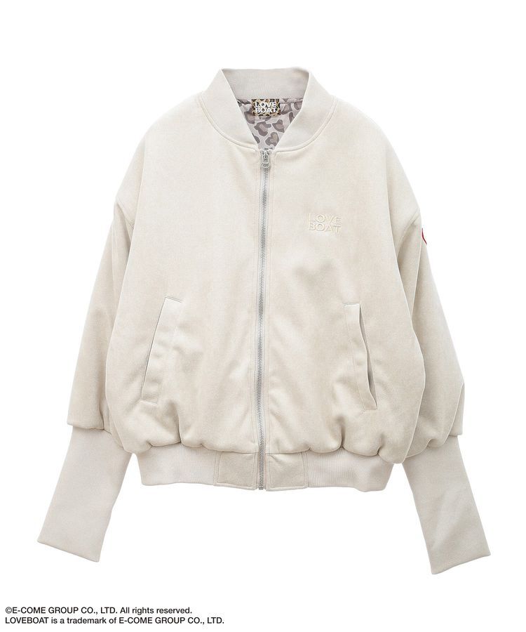 Green Parks「■LOVEBOAT スエード調中綿ブルゾン」|ブルゾン・スタジャン|