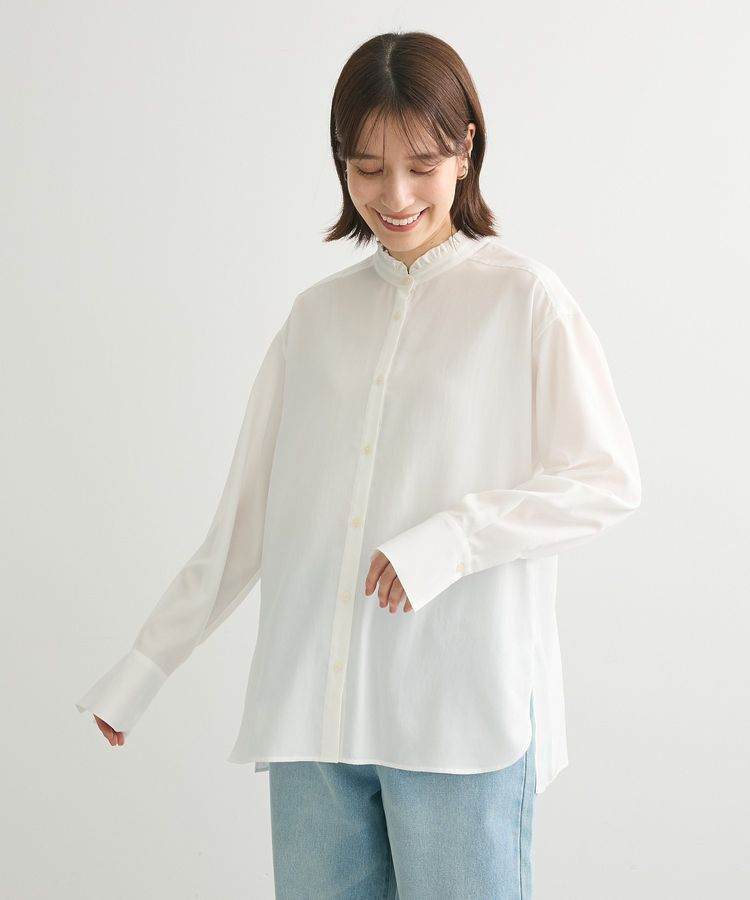 Green Parks「フリルカラーシャツ」|シャツ・ブラウス|