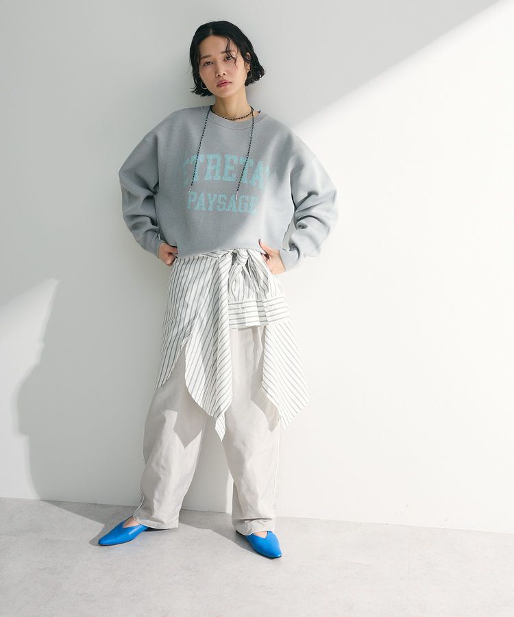 Green Parks「ロゴラメニットプルオーバー」|ニット・セーター|