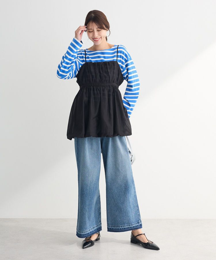 Green Parks「ボーダーチュニック」|Tシャツ・カットソー|